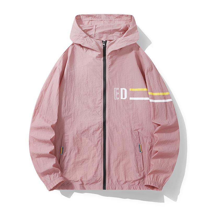 Hong Kong Wind skin костюм мужской зеленый пара одежда с капюшоном ультратонкая защита от ультрафиолета мужская одежда для активного отдыха модный бренд