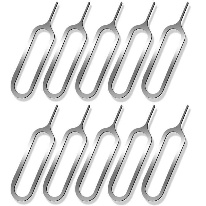 10 шт./компл., выталкиватель высокого качества, устройство для удаления лотка для iPhone, универсальный штифт для удаления карт для мобильного телефона, применимый к Android, популярный ювелирный аксессуар