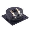 AA58 Square Shape Double Binding Post Type Speaker Box Terminal Cup Black