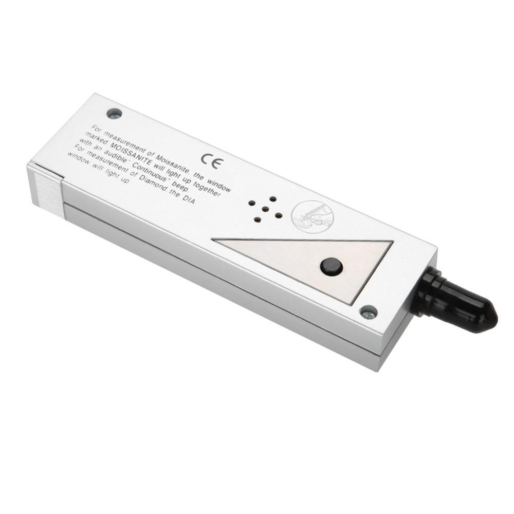 Accurate LED Indicator Moissan Tester Plastic Jewelry Testing Tool Moissanites Detector Professional Use