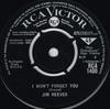 7inch Record JIM REEVES - I Won't Forget You RCA1400 RCA Victor 1964 UK Folk Used