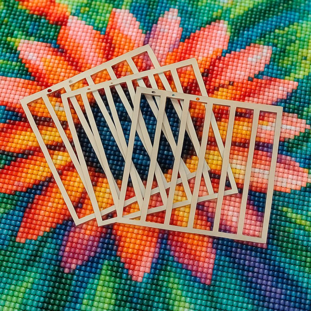 Текстурированная сетка Инструмент Алмазная живопись Линейка Прямая Дрель Рисовальная Линейка Полная или Частичная Выкладка