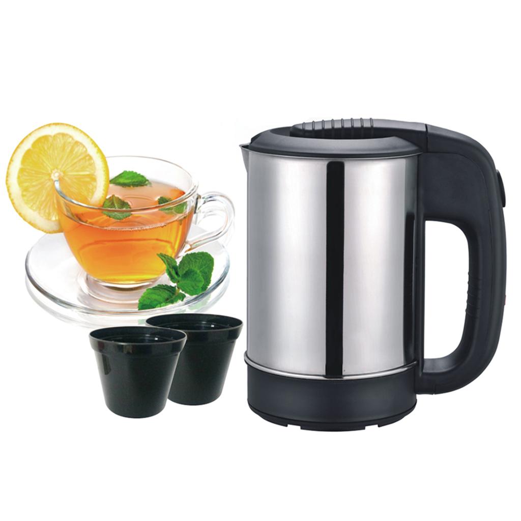 Mini Electric Kettle 1000W 0.5 LStainless Steel Automatic Power Off, for Tea and Coffee, Travel