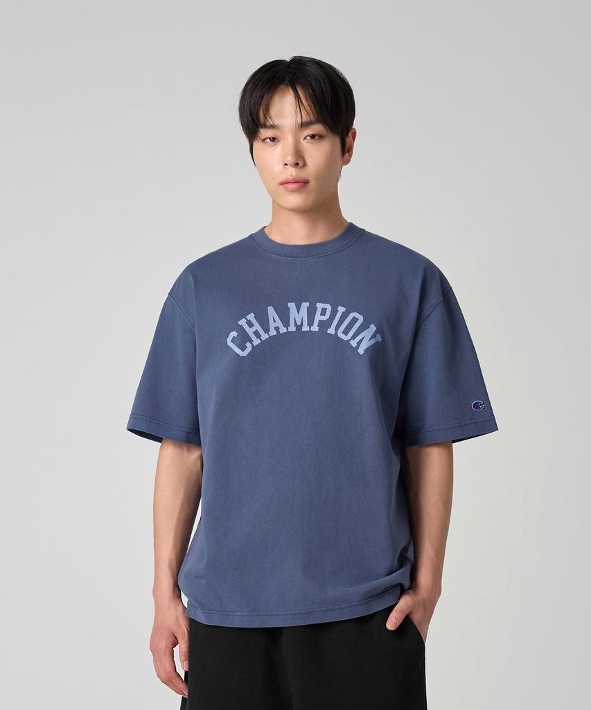 Champion Футболка с логотипом-аркой, окрашенная в готовом изделии, 3 цвета