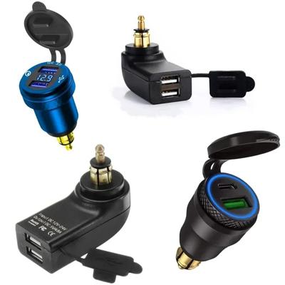 F800R QC3.0 Двойной USB-зарядное устройство Адаптер питания Hella DIN-разъем для BMW F750GS R1250GSA G650XGS F900R R1200RT R1200GS ADV S1000XR
