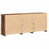 LED Sideboard Reclaimed Wood Look 162 x 37 x 67 cm Engineered Wood