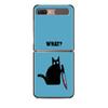 Забавный черный кот милый роскошный складной жесткий чехол для Samsung Z Flip Phone Case для Galaxy Z Flip Z Flip3 5G Back Cover Fundas