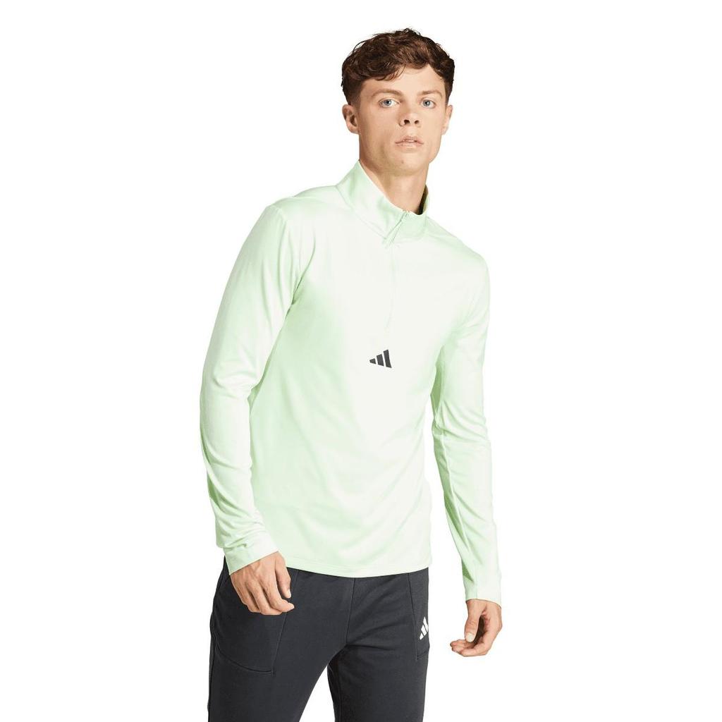 Adidas Mens Quarter Zip Workout Track Top