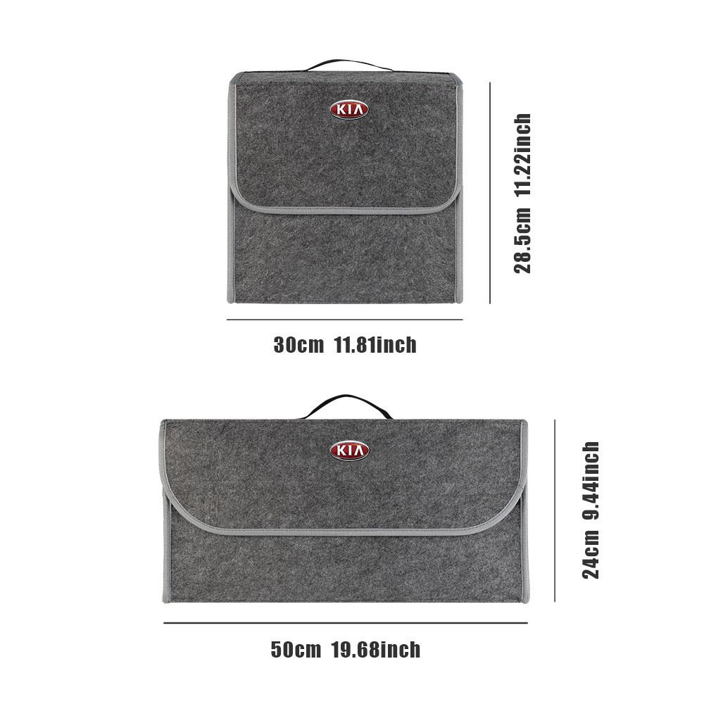 1 шт. Модная новая автомобильная мягкая войлочная сумка-органайзер для хранения автомобилей складной багажник для KIA Cerato Sportage R K2 K3 K5 Sorento Sportage R Rio Soul Автомобильный аксессуар