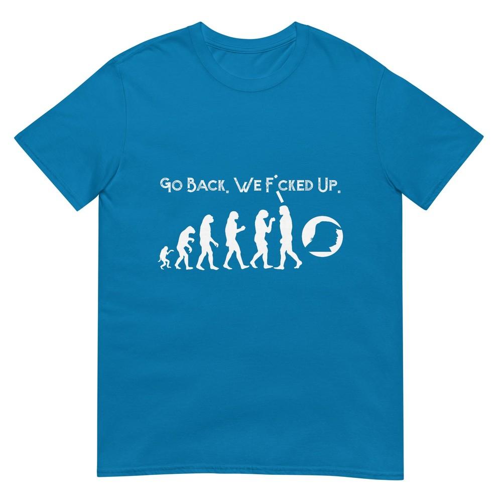 Funny Anti Trump TShirt Go Back Trump Evolution Tee TShirt