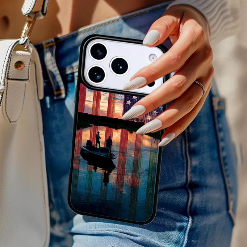 Fishing Fisherman Phone Case For iPhone 17 Air 14 15 13 12 Max Cover For Apple 14 15 16 16e 11 Pro Max Plus Coque