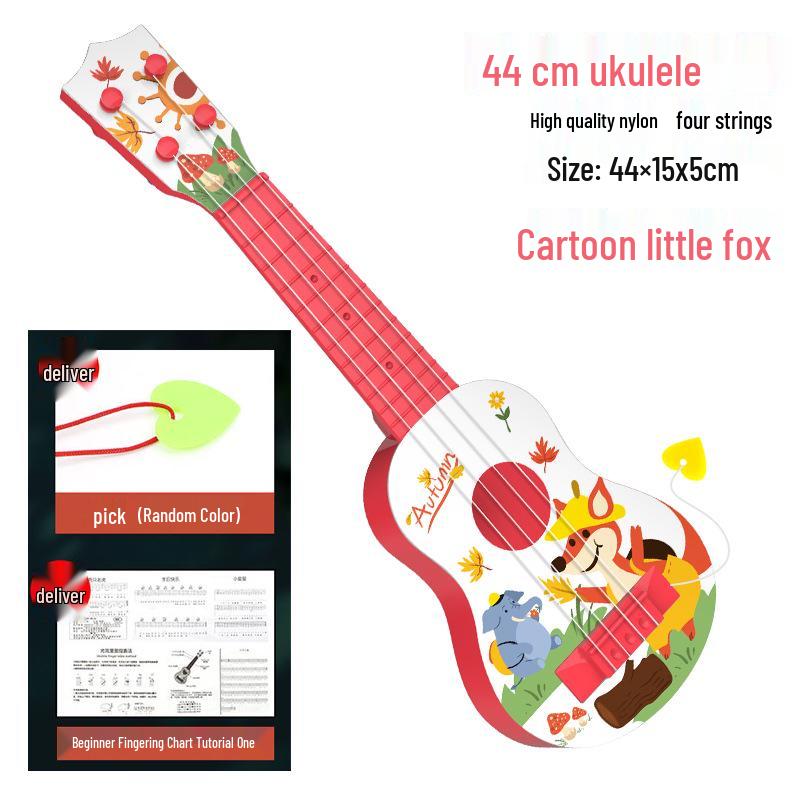 Детская музыкальная игрушка Укулеле: Играбельный инструмент для начинающих для мальчиков и девочек