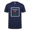 Custom T-Shirt Make Your Design Logo Text Men Print Company Team High Quality Cotton Tshirt Personalized Gift Tees Tops