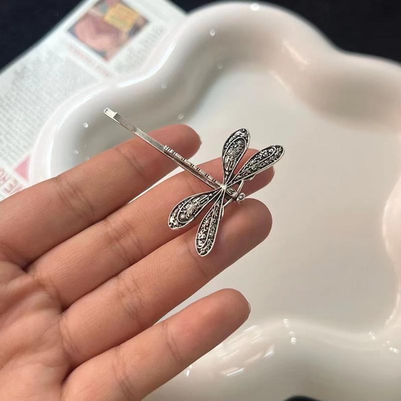 Модные винтажные заколки-стрекозы, заколки для волос для женщин и девочек, головные уборы, челки, боковые аксессуары для волос
