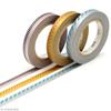 Masking Tape Slim - MT - Silver and Gold Decoration - 3 Rolls - 6 Mm X 10 M - Mixed