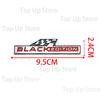 NEW Car Accessory 3D Metal Black Edition Car Emblem Rear Trunk Badge Fender Sticker Body Decal
