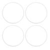 4Pcs Wheel Rim Protector Aluminum Alloy Scratch Resistant Wheel Rim Guard Trim Ring for 19 Inch Hub