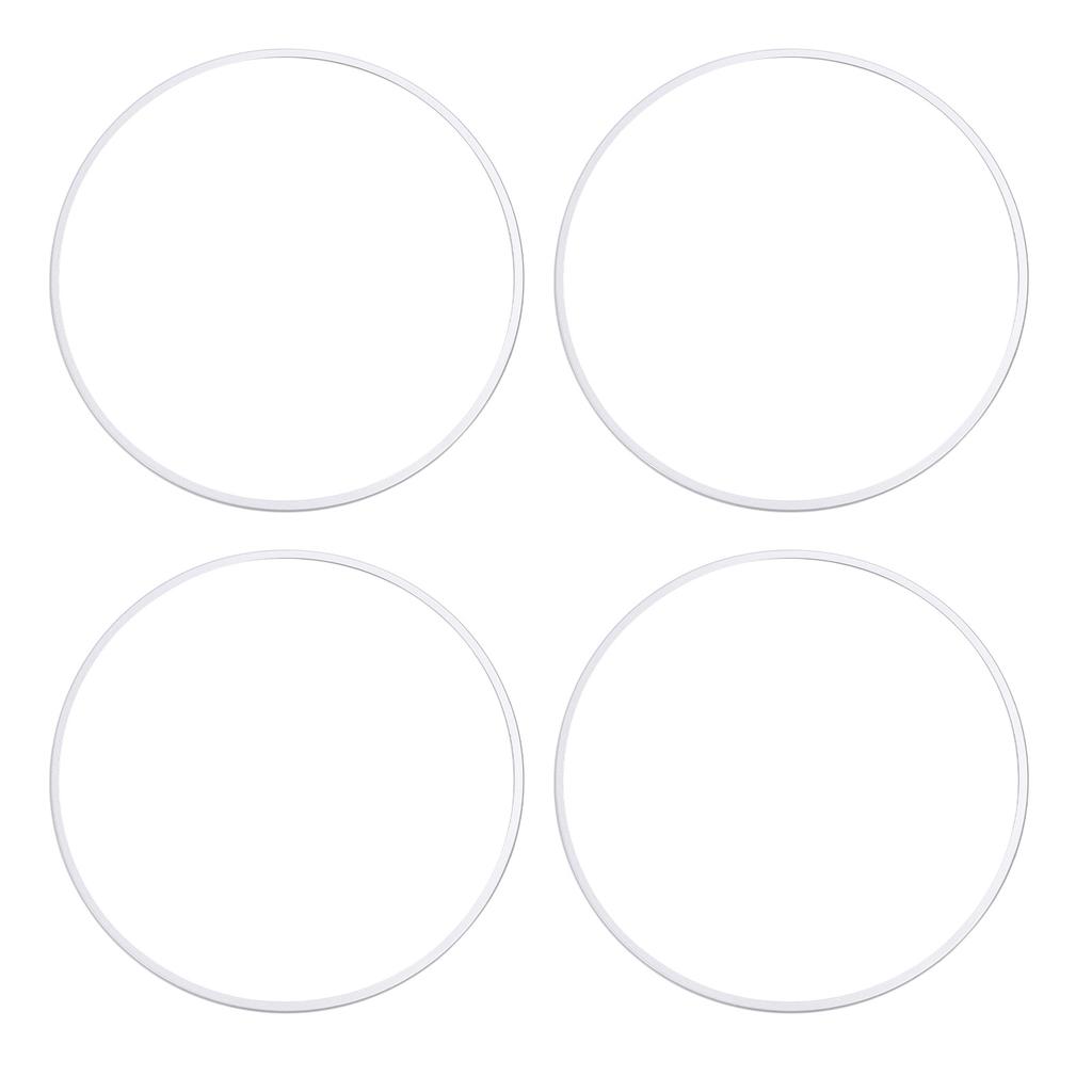 4pcs 21 Inch Wheel Rim Protectors Self Adhesive Aluminium Alloy Scratch Proof Wheel Rim Guard Silver