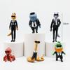 Hot 6Pc/Set Anime Movie The Bad Guys Cartoon Figure PVC Anime Action Figures Model Collection Decor Toys Doll Kid Christmas Gif