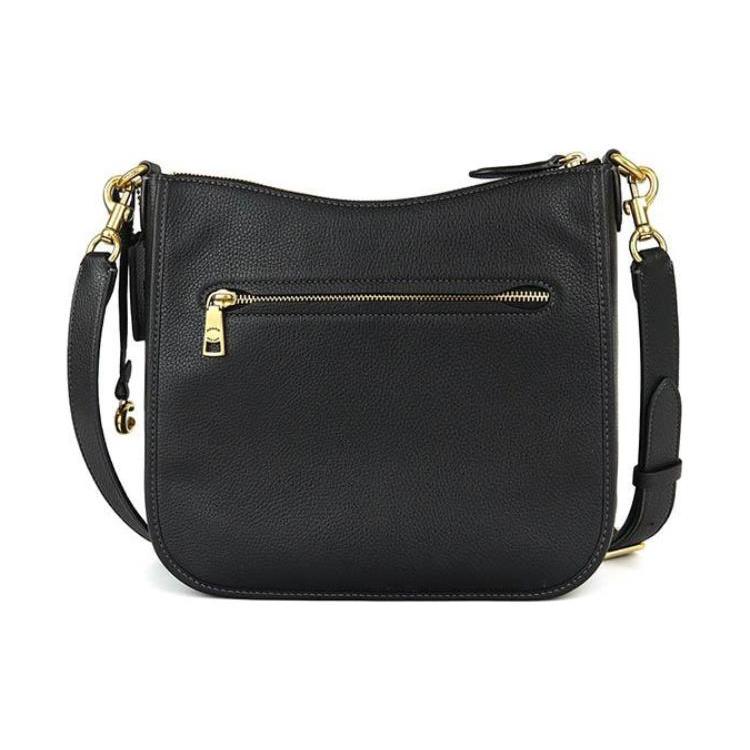 New COACH Chaise Leather Shoulder Bag, Crossbody Bag Tubas Women's Black C8483-B4BK