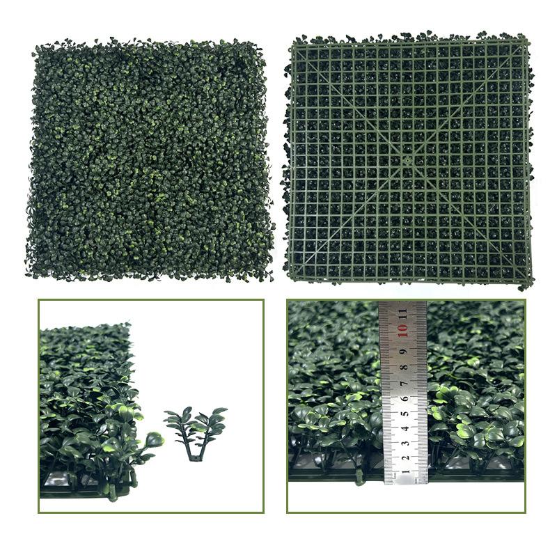 Защита от солнца Миланская стена из растений Уличная инженерная пластиковая искусственная лужайка Зеленое украшение Искусственный фон Стена