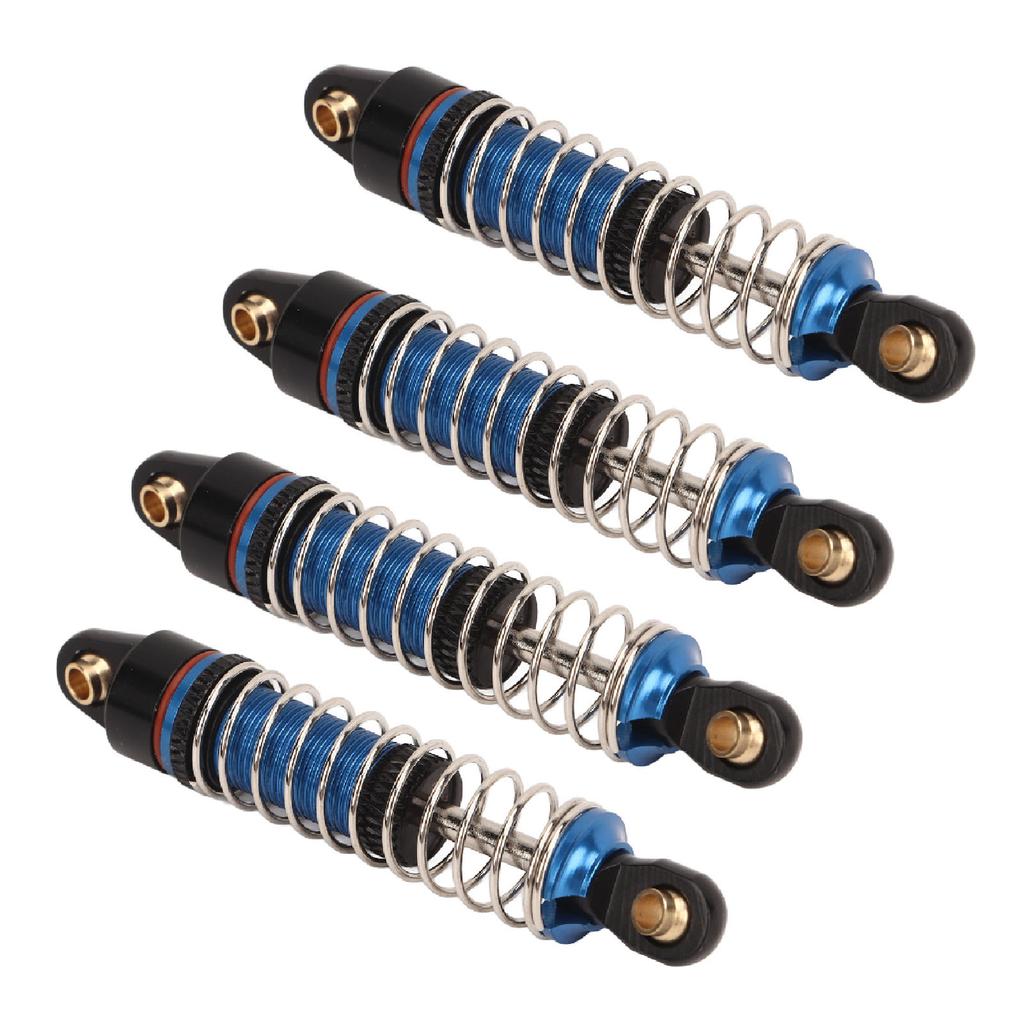 4pcs RC Shock Absorbers Replacement Aluminum Alloy RC Car Dampers for Traxxas 118 Blue