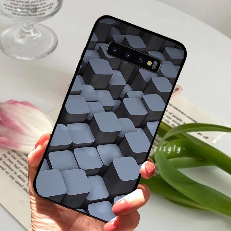 Чехол для Samsung S10 S10+ S10E Силиконовый Чехол Модный Расписной Мягкий ТПУ Чехол Для Samsung Galaxy S10 S 10 Plus S10E Чехол для Телефона
