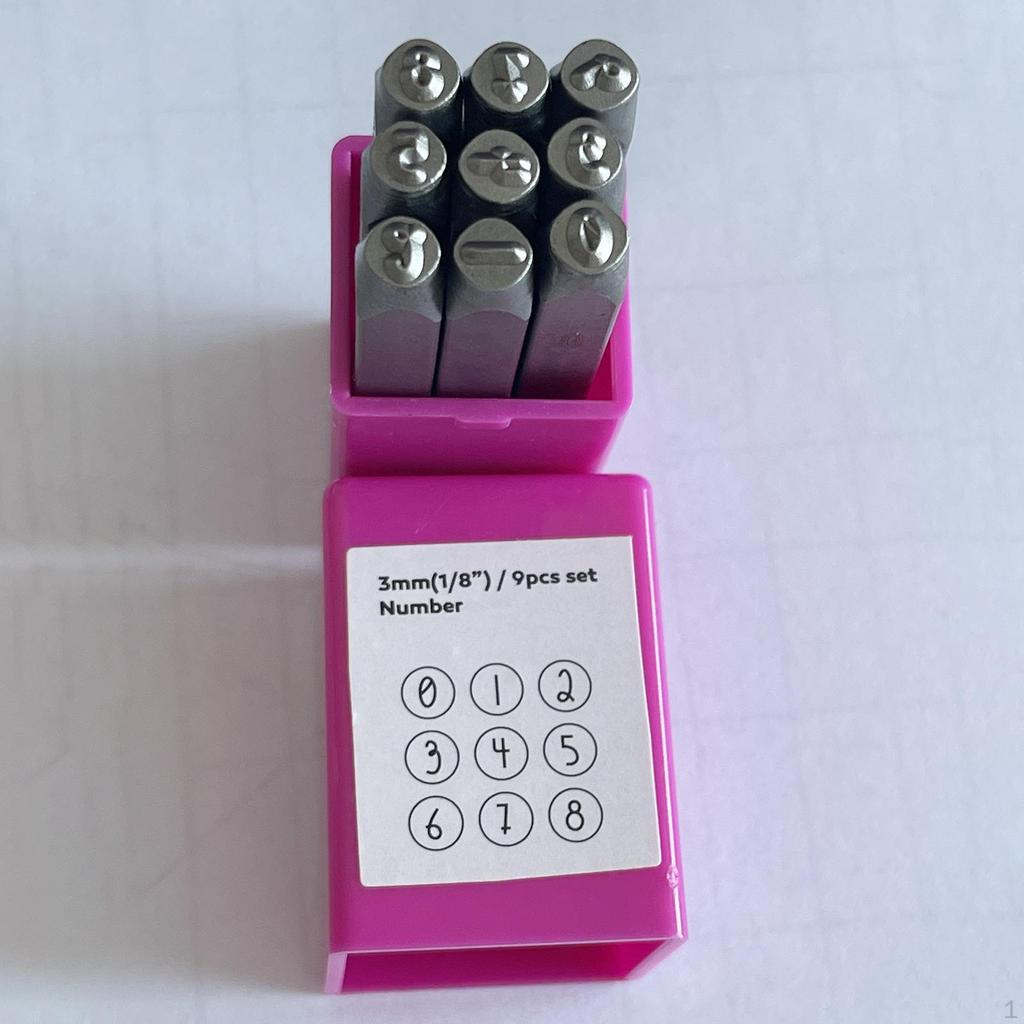 Metal Stamping Set 3mm,Professional Lightweight Sturdy Portale Steel Stamps for Jewelry Making