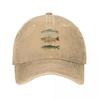 Коричневая Радужная Форель Триада Бейсболка Унисекс Потертая Стиранная Snapback Кепка Рыбалка Нахлыст На Открытом Воздухе Бег Гольф Кепки Шляпа