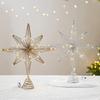 Minimalist Modern Christmas Tree Star Ornament 3d Snowflake Design Festive Decor
