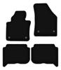 BASIC black velour floor mats for: Volkswagen Touran I FL minivan (2010-2015)