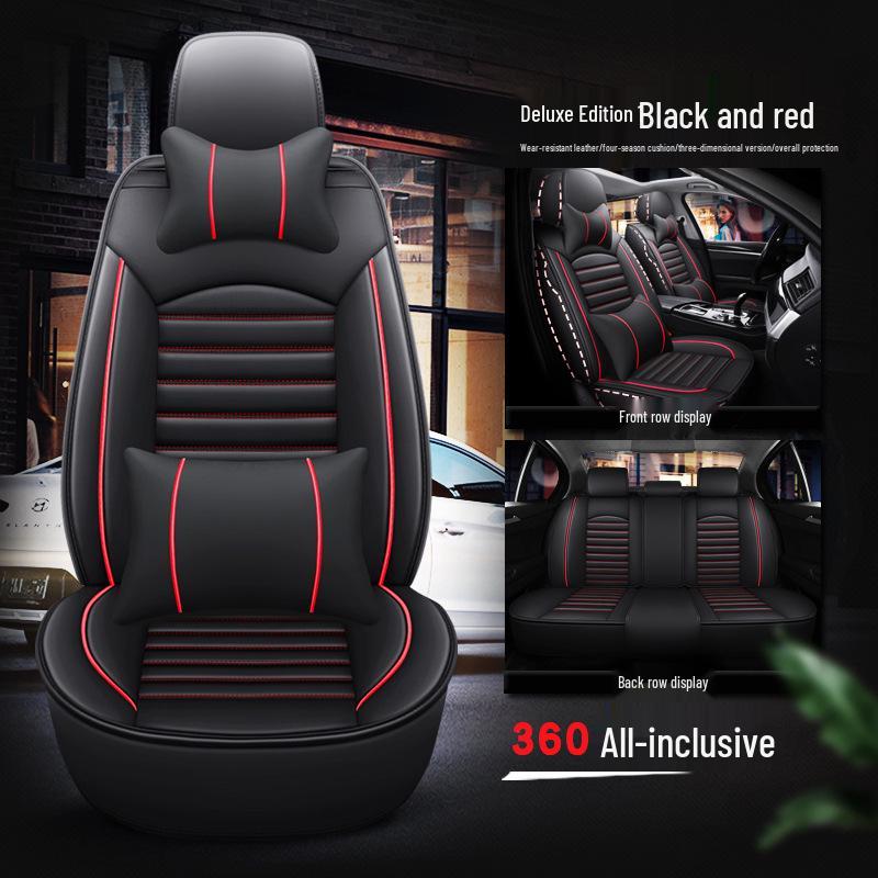 A1 Full Leather Car Seat Cushion - Universal Sport Design