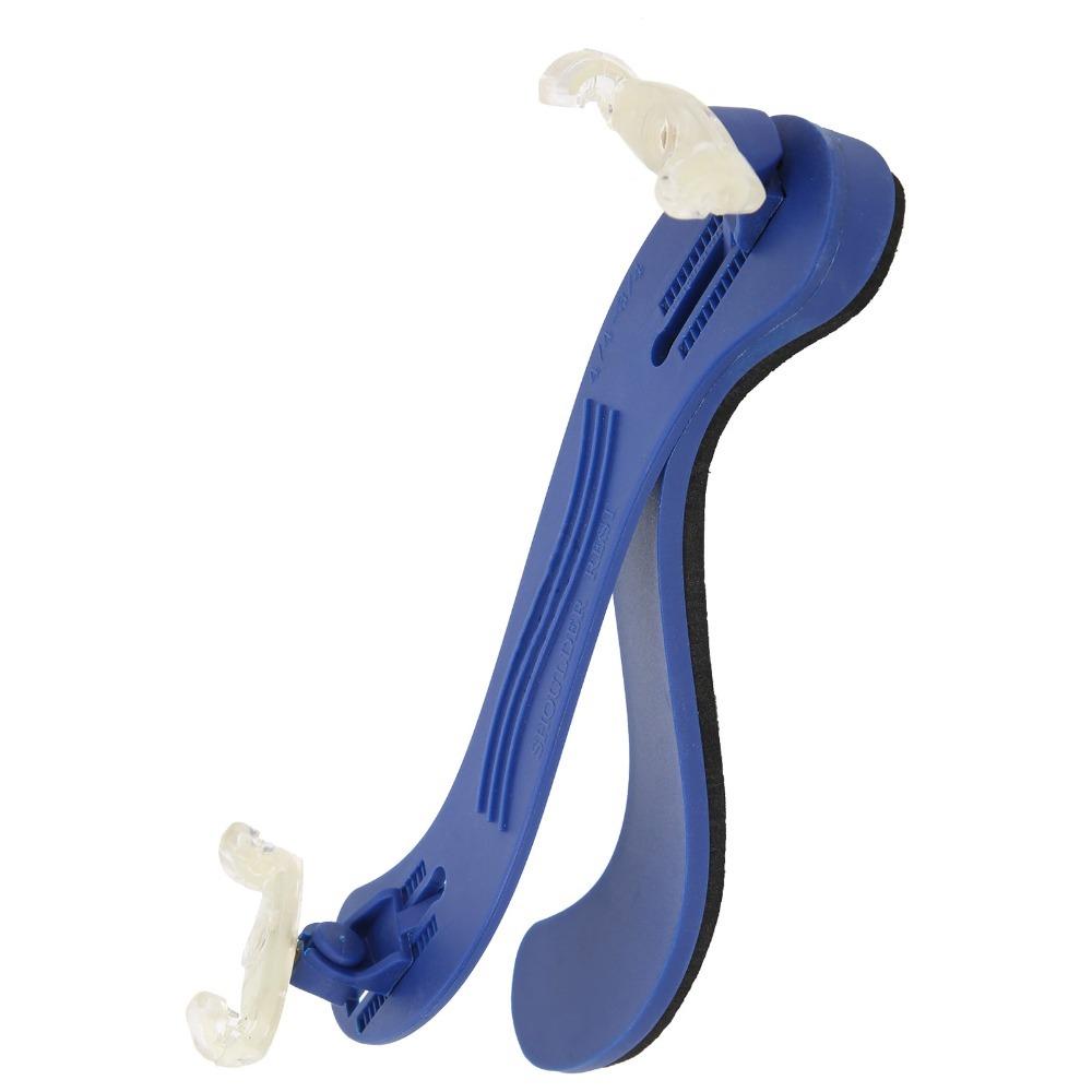 ABS + Sponge Adjustable Shoulder Rest Blue Violin Instrument Accessory For 3/4 4/4 Violins