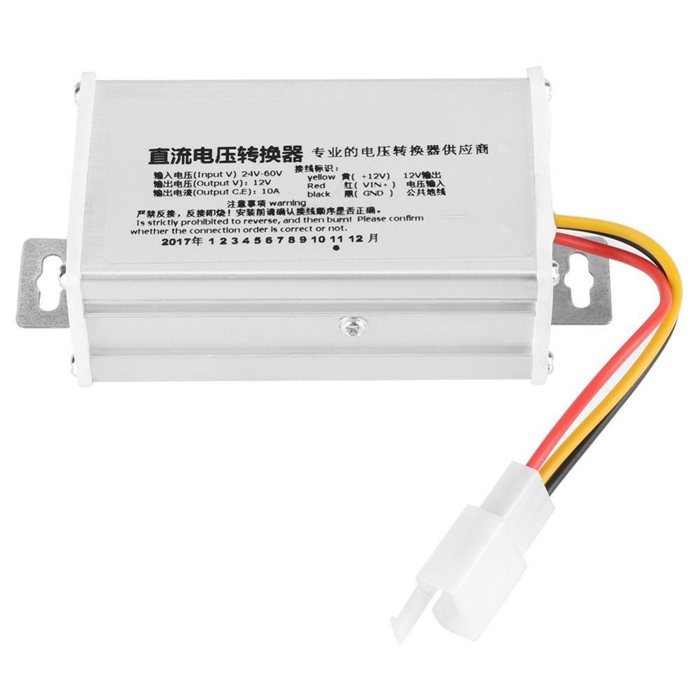 10A Current Voltage Converter 24V-60V Input Step Down Transformer Power Regulator Horn System