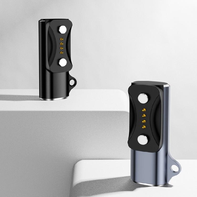 Портативный магнитный зарядный адаптер-коннектор-переходник для смарт-часов с портом USB Type C обеспечивает удобную