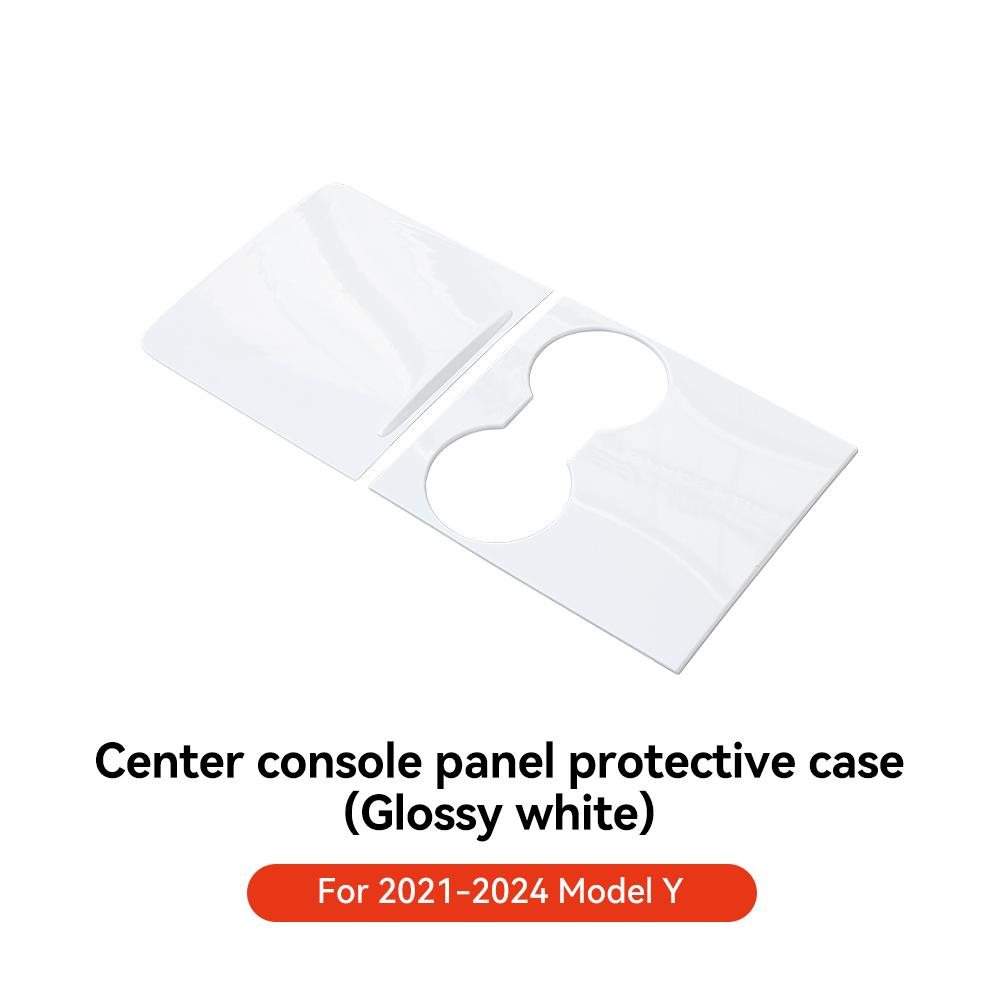 YZ For Tesla Model 3 Y 2025-2025 Car Center Console Sticker Film Carbon Protect Central Control Cover Car Interior Accessories