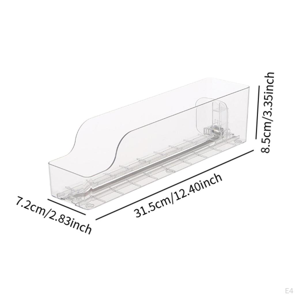 Органайзер для напитков для холодильника, контейнер для льда, прозрачный держатель для банок, самодозирующийся