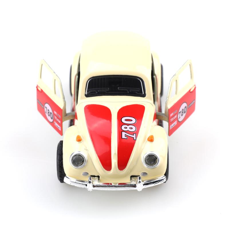 [Bag] 1:38 Classic Carapace Alloy Pull-Back Toy Car, Cute Children's Pull-Back Toy Car, Gift for Boys, the Best Christmas Gift.