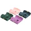 Solid Color Jewelry Display Tray Velvet Women Jewelry  Box Finger Ring Box Portable Earring Box