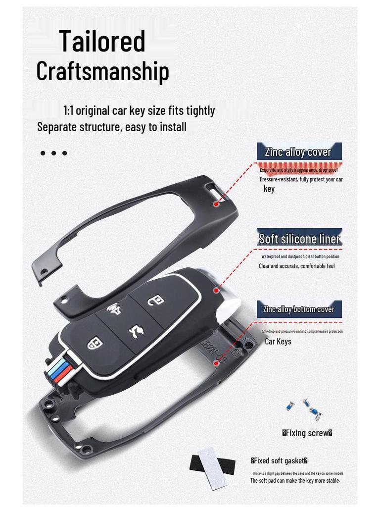 Beijing Auto Key Cover for BJ40, BJ80, U7, X7, EU5, U5 Plus