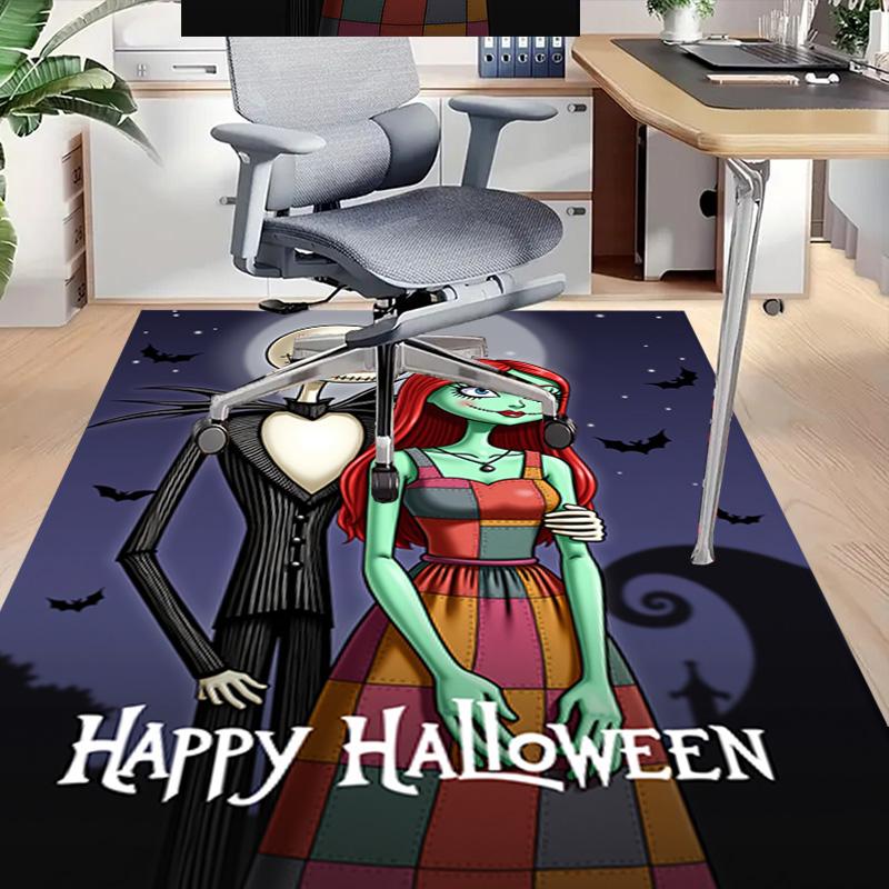 Nightmare Before Christmas Carpet For Playroom Bedroom Living Room Sofa Home Decorkids Game Area Rug Nonslip Floor Mat