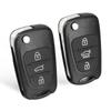 Kia K2 K5 For Hyundai Cerato Picanto 3 Buttons Flip Folding Key Case Car Key Shell Remote Key Shell