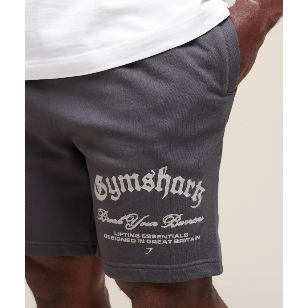 Gymshark Break Your Barriers Shorts Onyx Grey A2b1g Gb7n