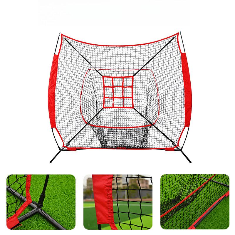 Portable Outdoor Baseball Training Set Baseball Practice Net Hitting & Pitching Softball Practice Net