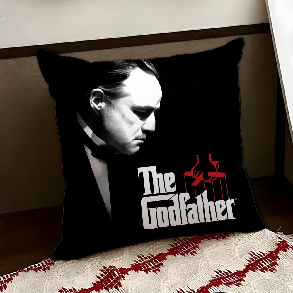 The GGodfather Movie Cushion Cover Reversible Soft Durable Pillow Cover Home Car MultiScene Use for Daily Comfort