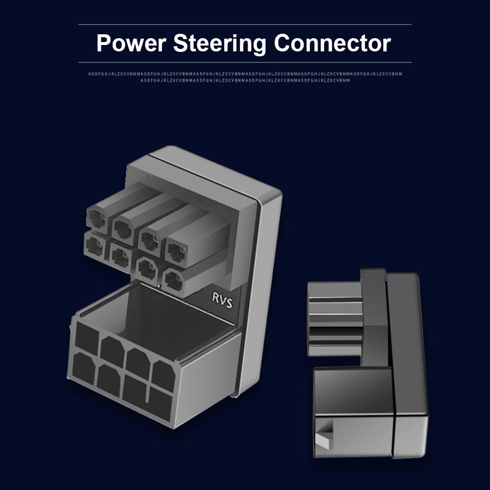 ATX 8PIN 6pin PCI-E 8pin разъем «мама-папа» под углом 90/180 градусов для настольных компьютеров, видеокарта, разъем усилителя руля для графического процессора