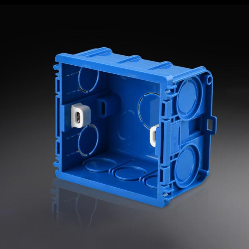 86*83мм Настенный выключатель Розетка Коробка для электроустановки Внутренняя коробка Для выключателей и розеток типа 86 Монтажная коробка