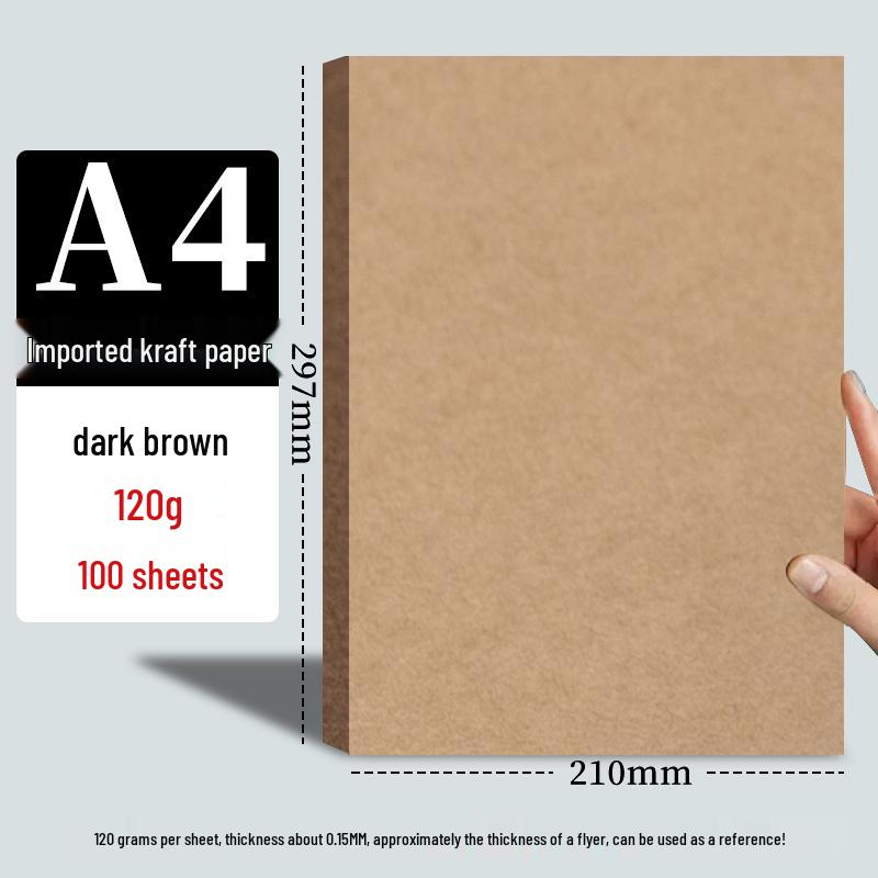 Крафт-бумага формата А5 и картон формата А4/А3 для детского творчества - Уплотненные, Универсальные и Прочные