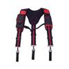 YEETUMAY Construction Work Suspenders, Y-Shaped Tool Belt Suspenders with Phone Holder, Pencil Holder, and Magnetic Pocket for Carpenter, Electrician,