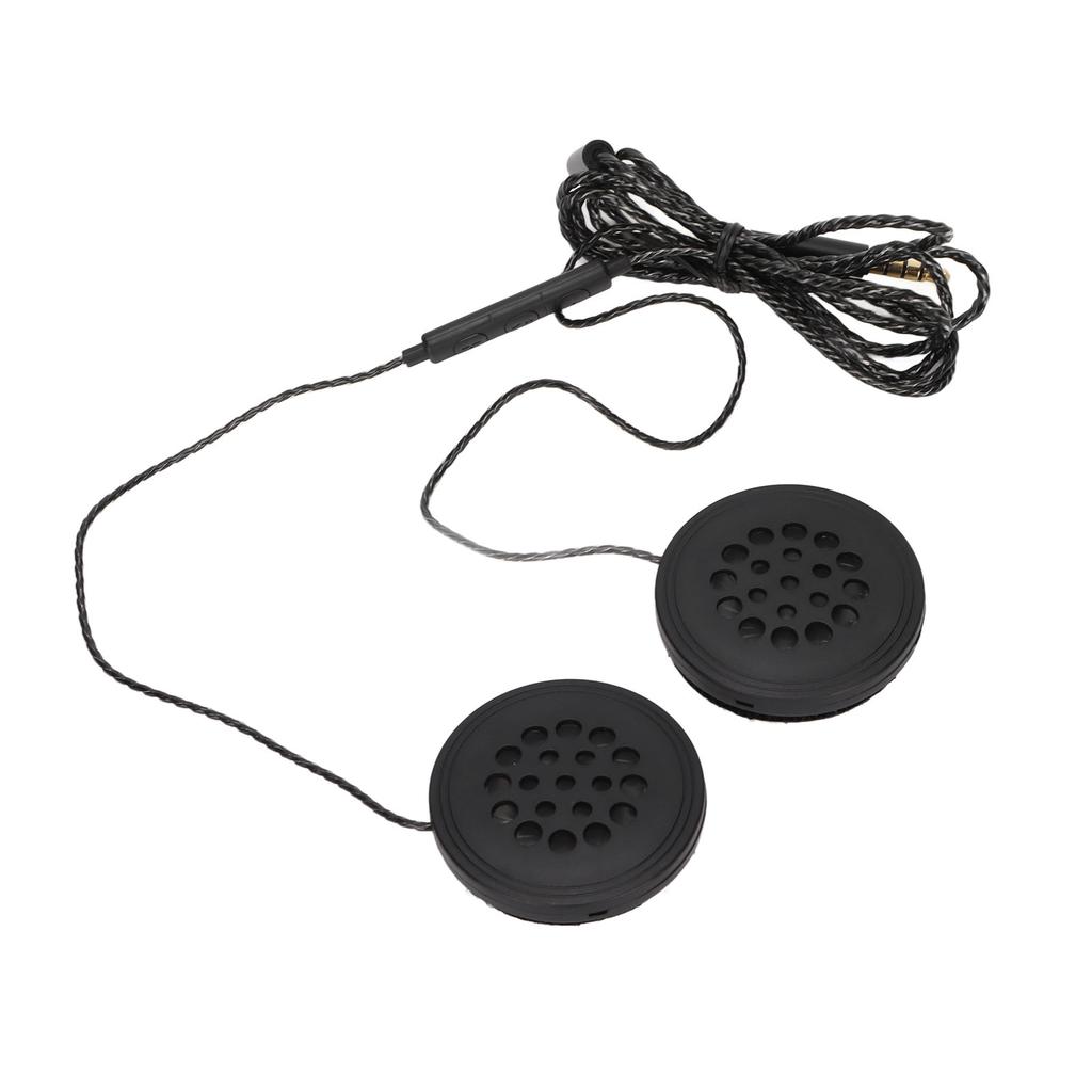 T33 Motorcycle Helmet Headset Wired Stereo 3.5mm Racing Helmet Headphone for Outdoor Sports